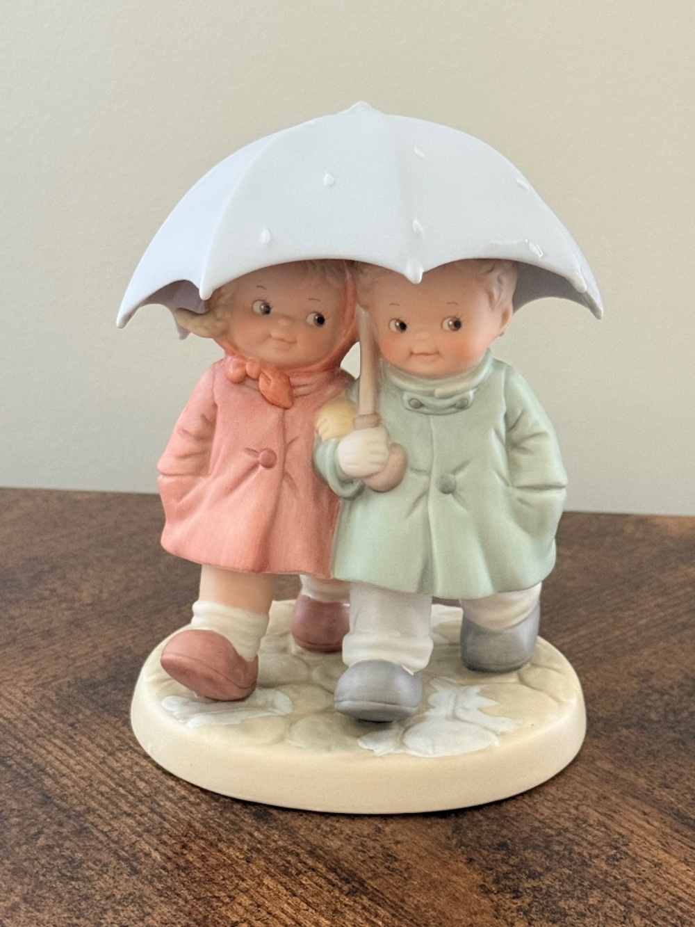 Lucie Attwell 1992 Enesco Porcelain Figurine The Jolly Ole Sun Will Shine Again